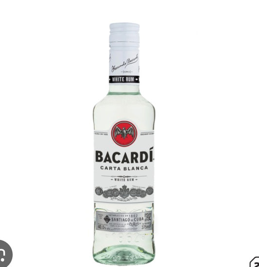 Bacardi Carta Blanca 375 mL